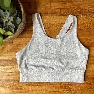 White Sport Bralet - Cleo Harper